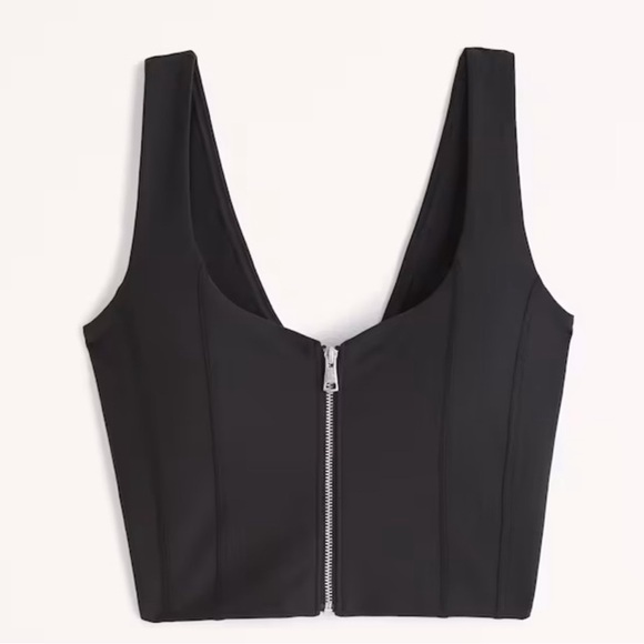 Abercrombie & Fitch Tops - Abercrombie & Fitch YPB SculptLux Zip Front Tank Top
